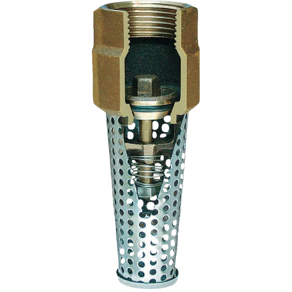 Prestigious Simmons 1 In. Silicon Bronze Foot Valve Lead- Fine Crafted