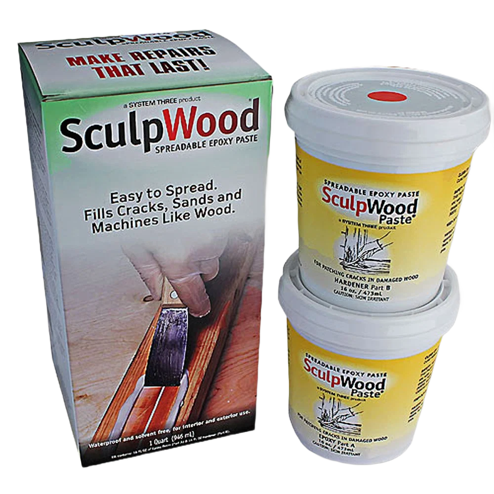 Certified System Three Sculpwood Paste Kit Quart Premium Material