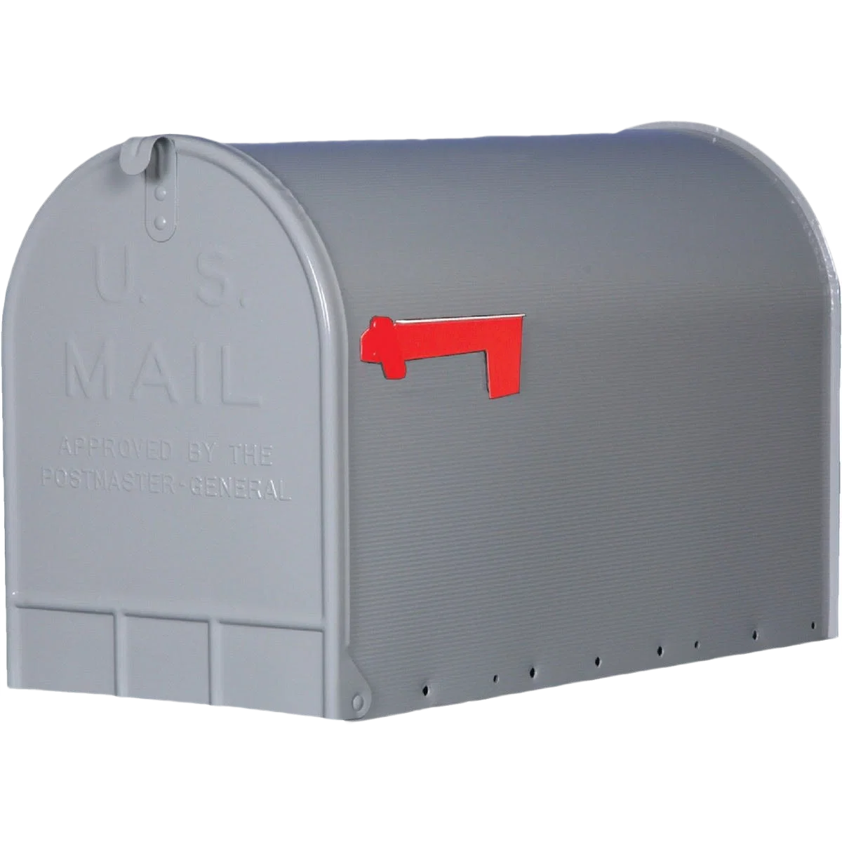 Refined Gibraltar Stanley T3 Gray Rural Post Mount Mailbox User-Friendly