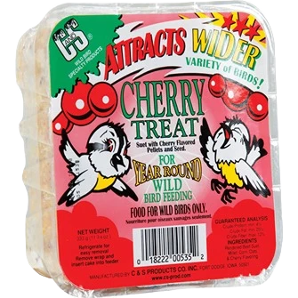 Exclusive C S 11.75 Oz. Cherry Treat Suet Fashionable