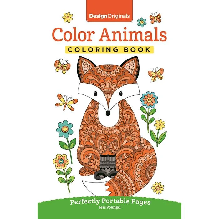 Efficient Design s Color Animals Coloring Book Genuine