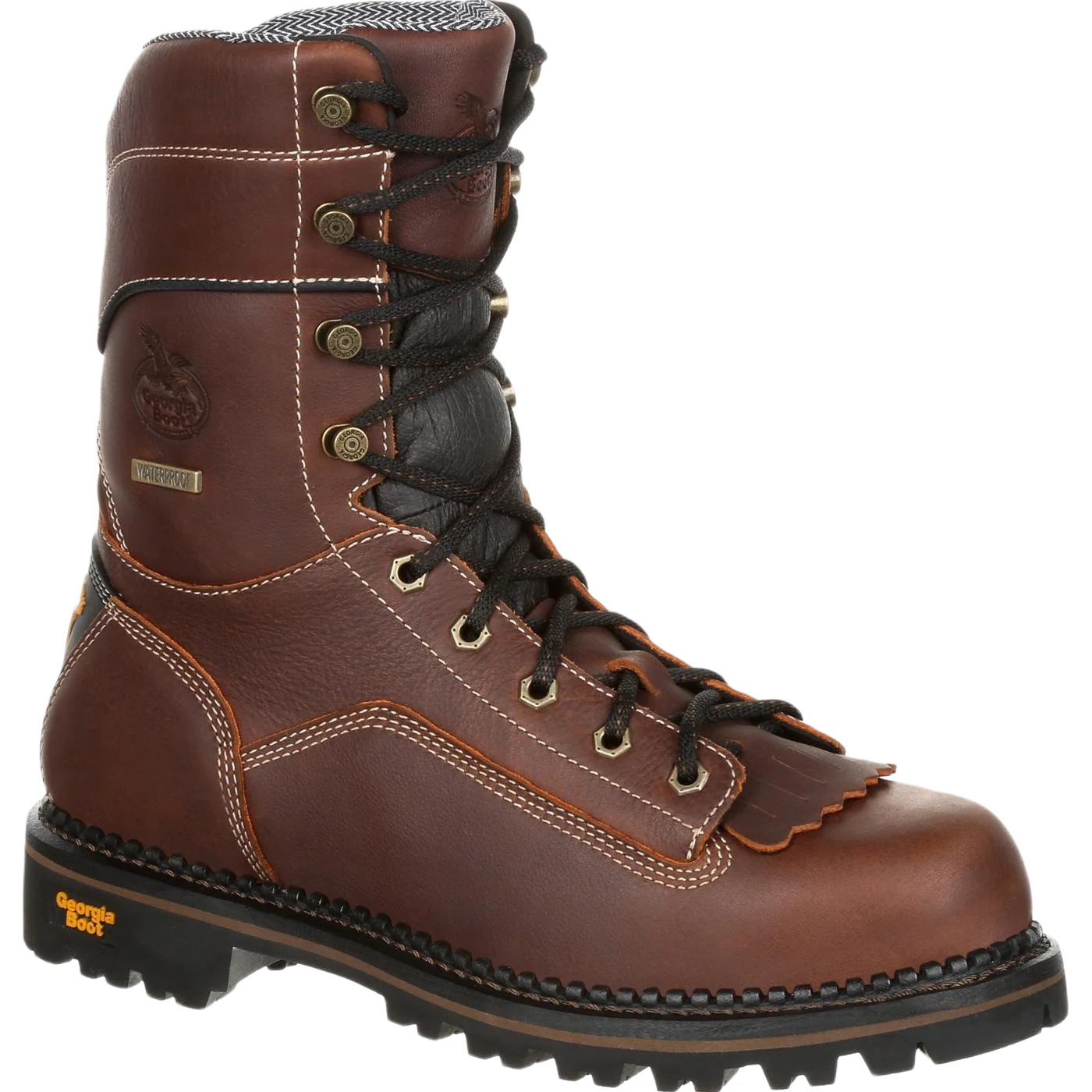 Versatile Georgia Brown AMP LT Logger Waterproof Work Boots Size 10.5M World-Class
