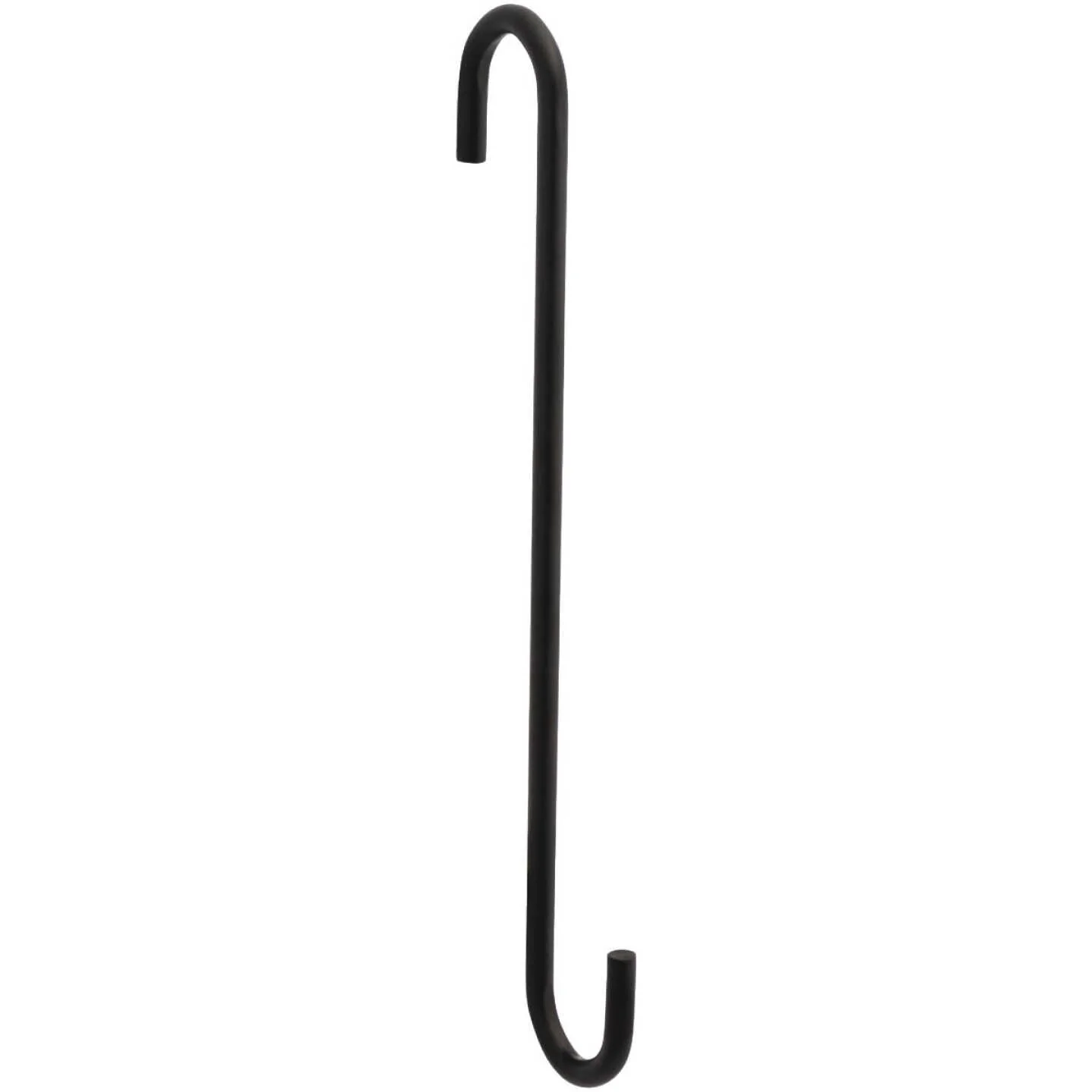 Clean National Hardware 8 Black Steel Modern Large S-Hook Plant Hanger Durable
