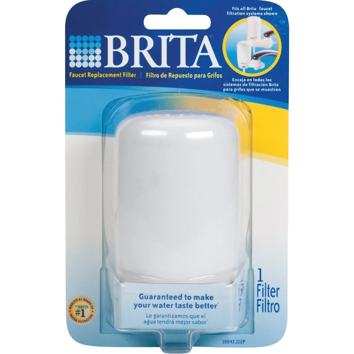Fine Brita On Tap Replecement Water Filter Cartridge Traditional