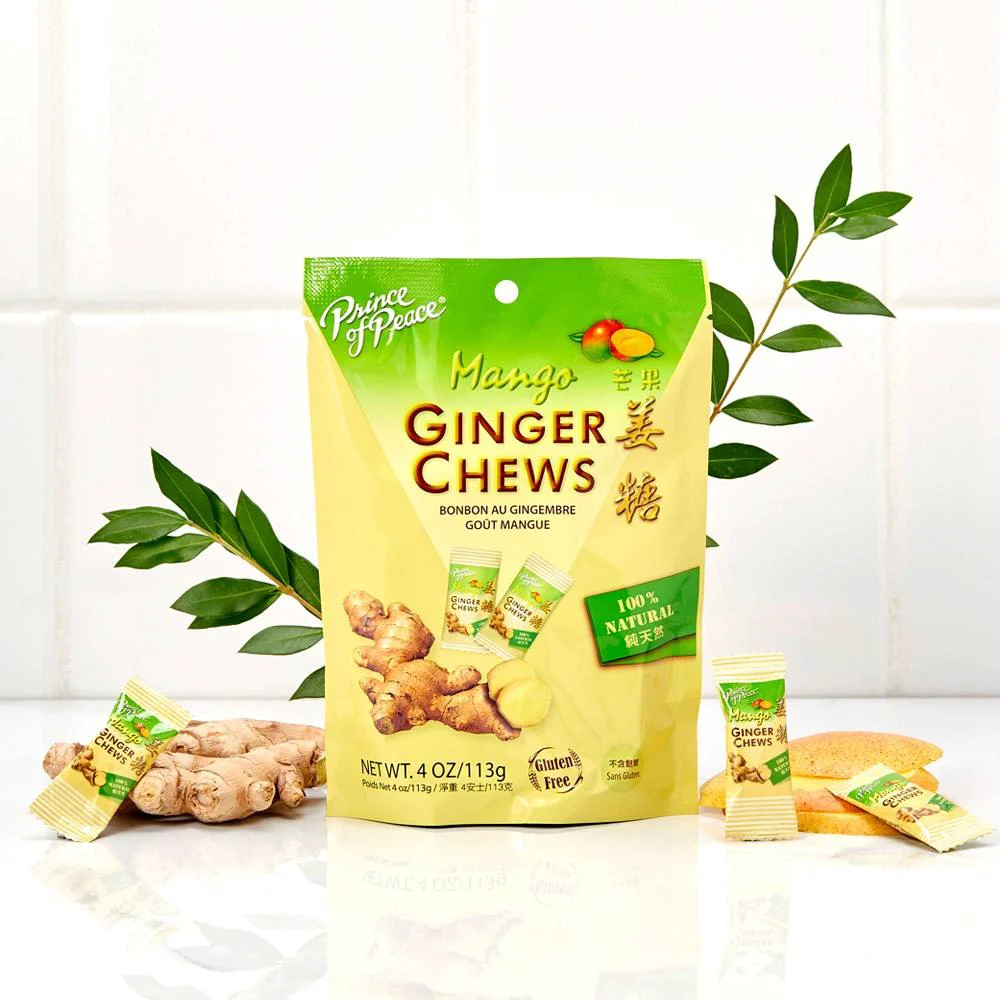 Official Prince of Peace Mango Ginger Chews 4 oz. User-Friendly