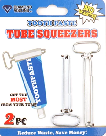 Soft Diamond Visions Toothpaste Tube Squeezers 2 Pack Healthy