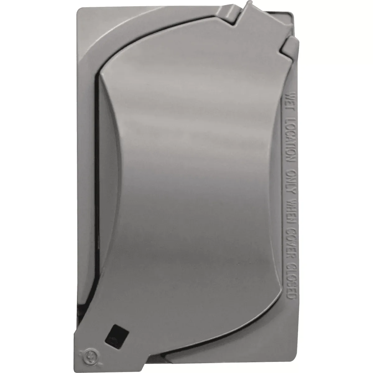 Organic Southwire 6-In-1 Single Gang Gray Vertical Horizontal Multi-Use Weatherproof Cover Carefully Designed