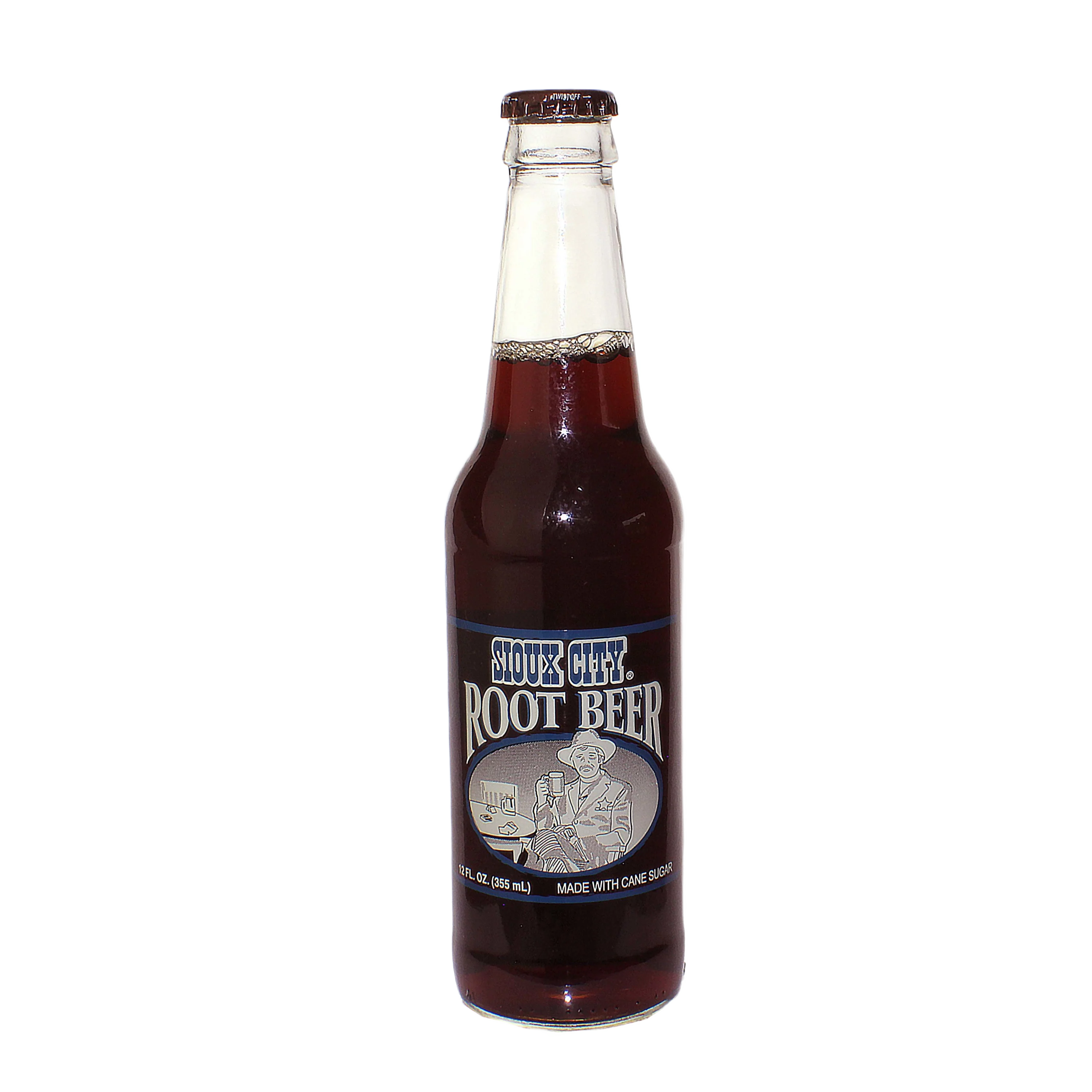 Detailed Sioux City Root Beer Soda 12 oz. Contemporary