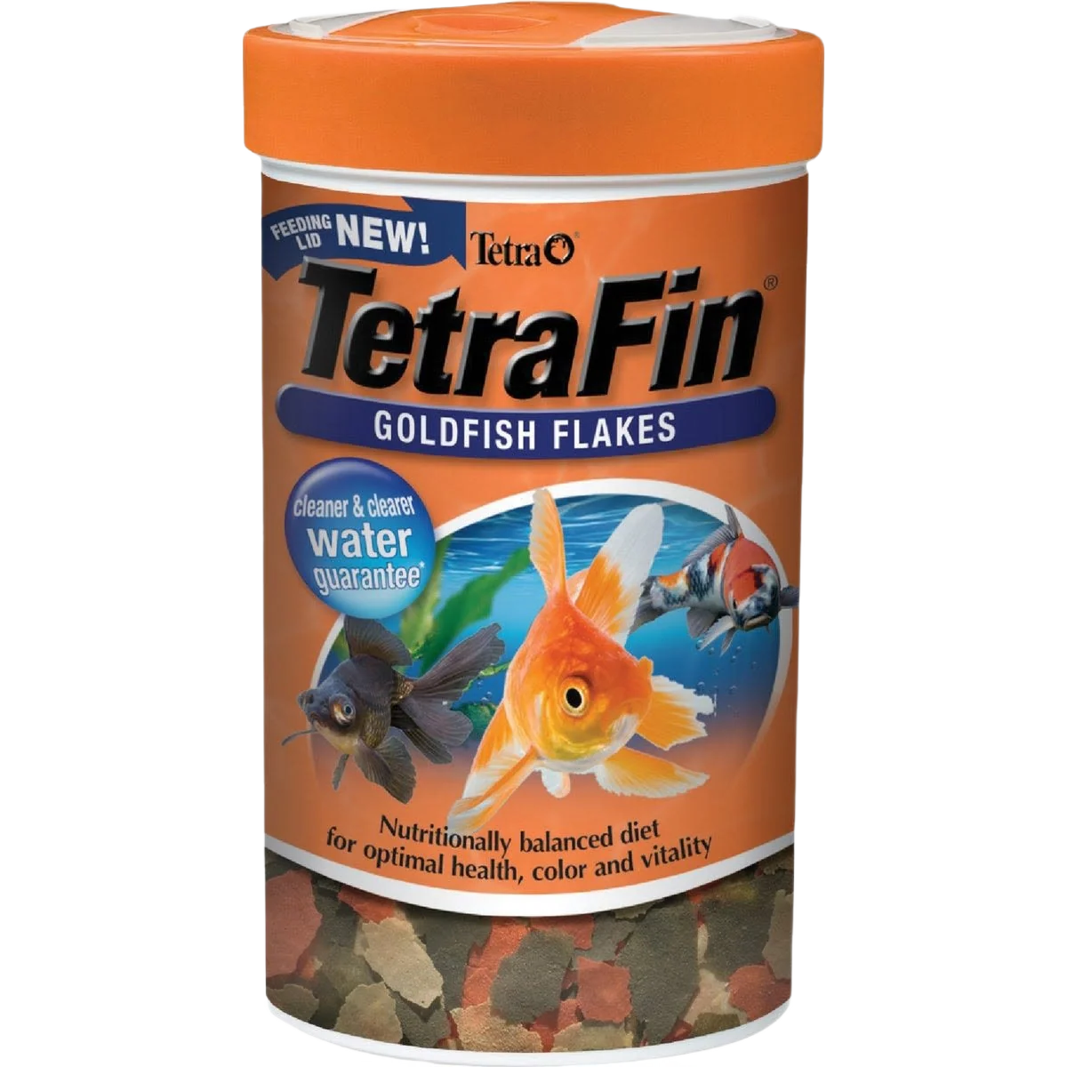 Reusable TetraFin Goldfish Flakes Fish Food 1 oz. Official
