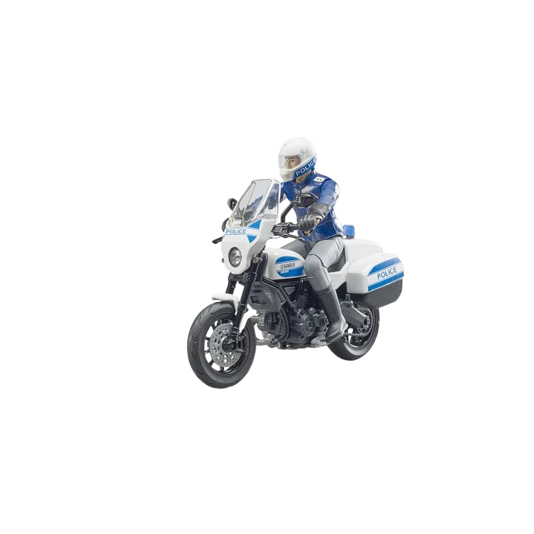 Durable Bruder 62731 bworld Scrambler Ducati Police Motorbike w Policeman Optimized