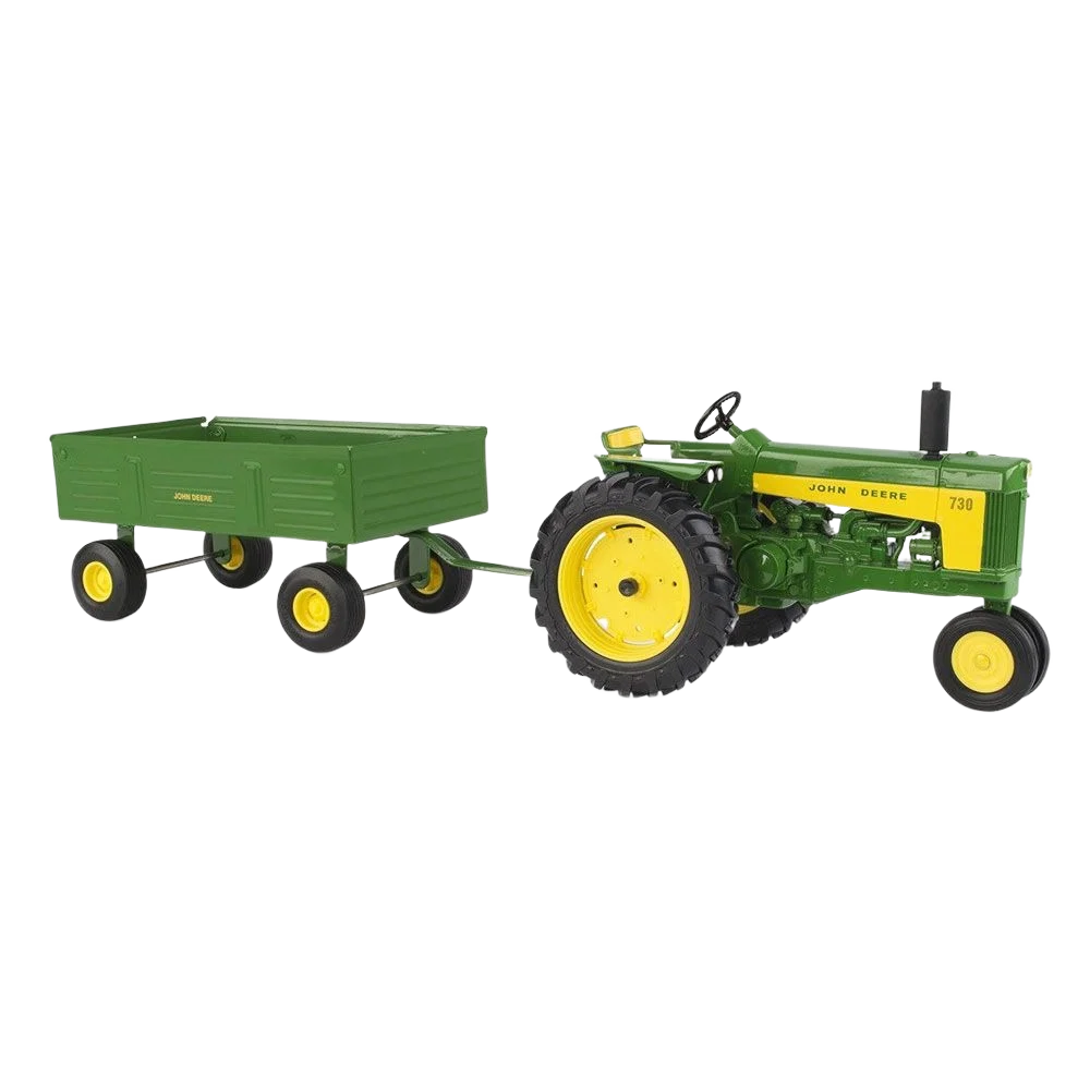 Convenient Ertl 1 16 Scale John Deere 730 Tractor w Barge Wagon Innovative