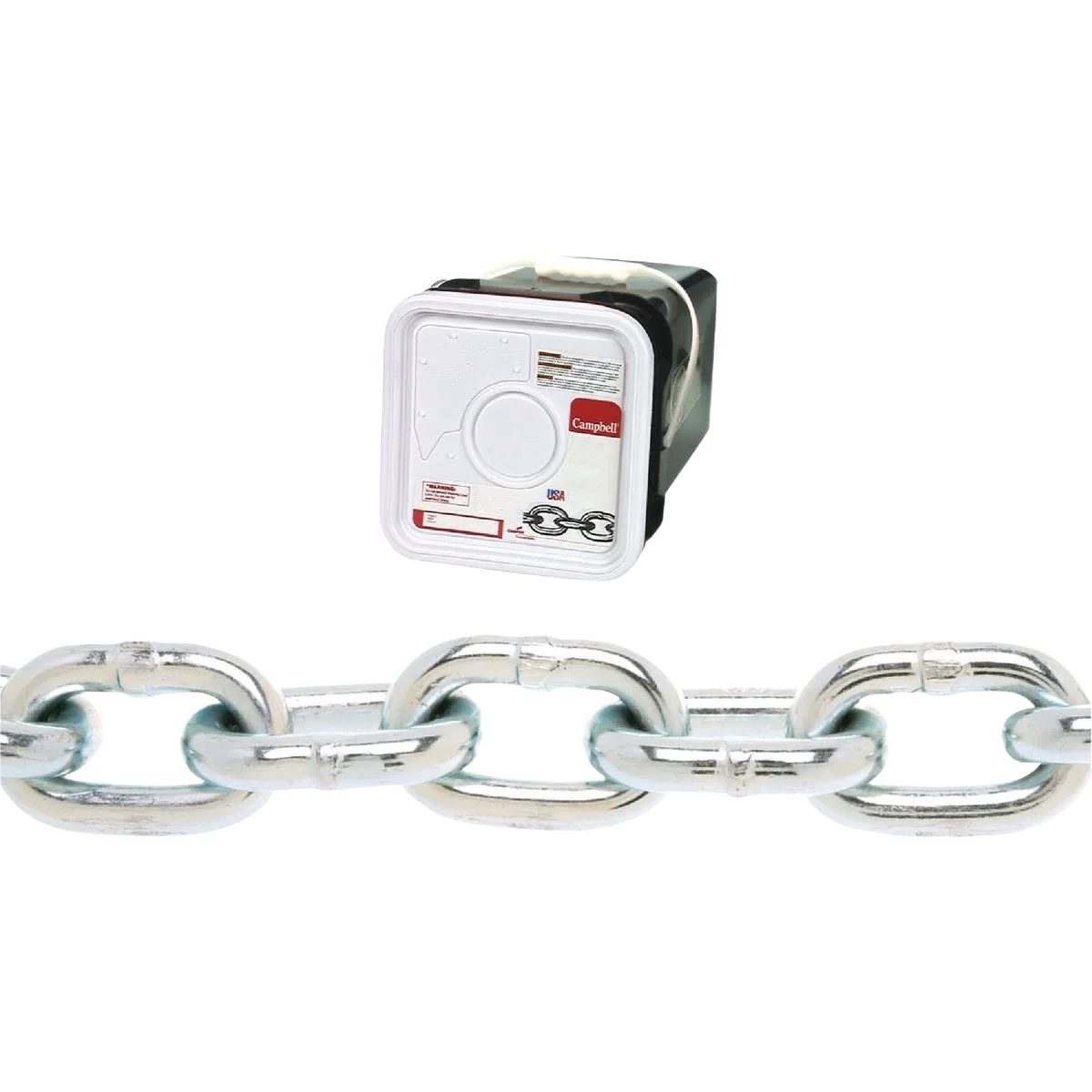Pure Campbell 1 4 In. 100 Ft. Zinc-Plated Low-Carbon Steel Coil Chain Proven