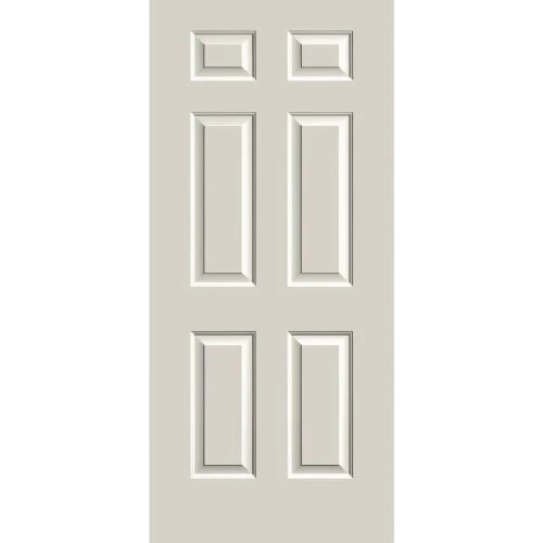 Trusted Therma-Tru Traditions 30 x 80 6-Panel Steel Entry Door Left Handed Knob Unique