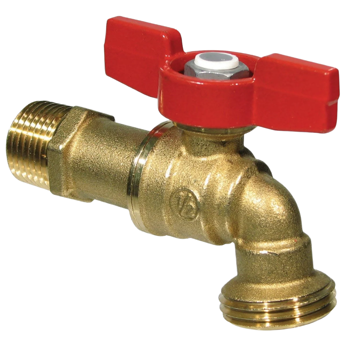 Professional B K ProLine Forged Brass Ball Hose Bibb 3 4 In. MIP x 3 4 In. MHT Long-Lasting