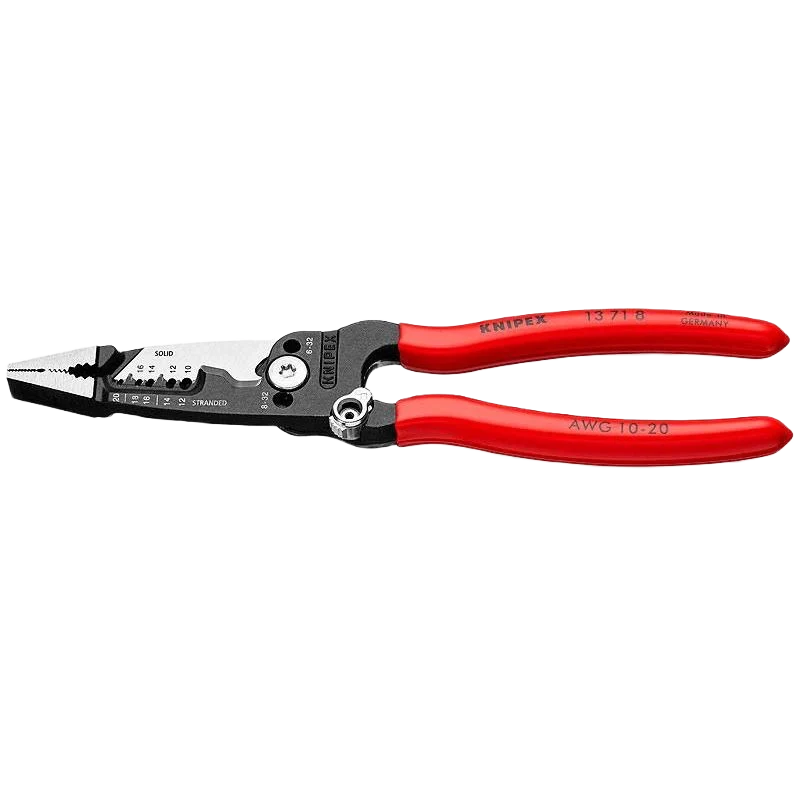 Minimalist KNIPEX 13 7 18 Forged Wire Strippers Selected