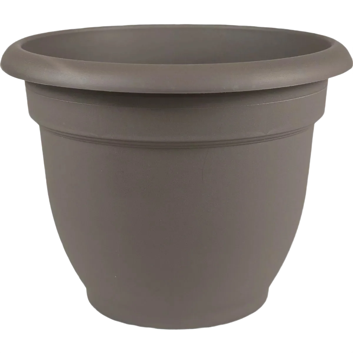 Superior Bloem Ariana 6.5 H. x 6 Dia. Plastic Self-Watering Charcoal Planter Premium