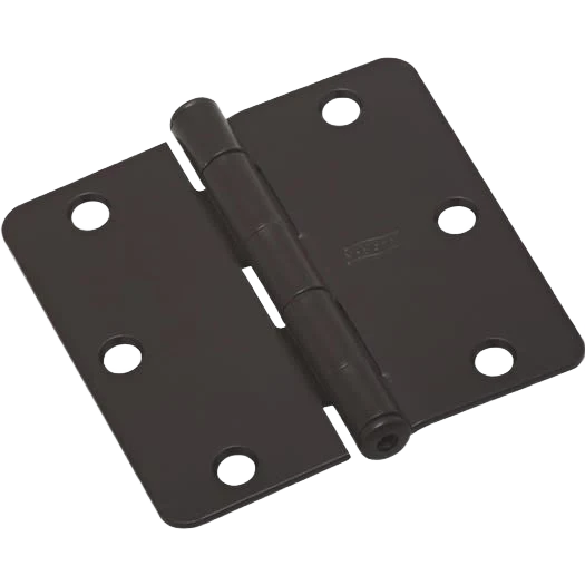 Versatile National Hardware 3-1 2 x 1 4 Radius Oil Rubbed Bronze Door Hinge Breathable