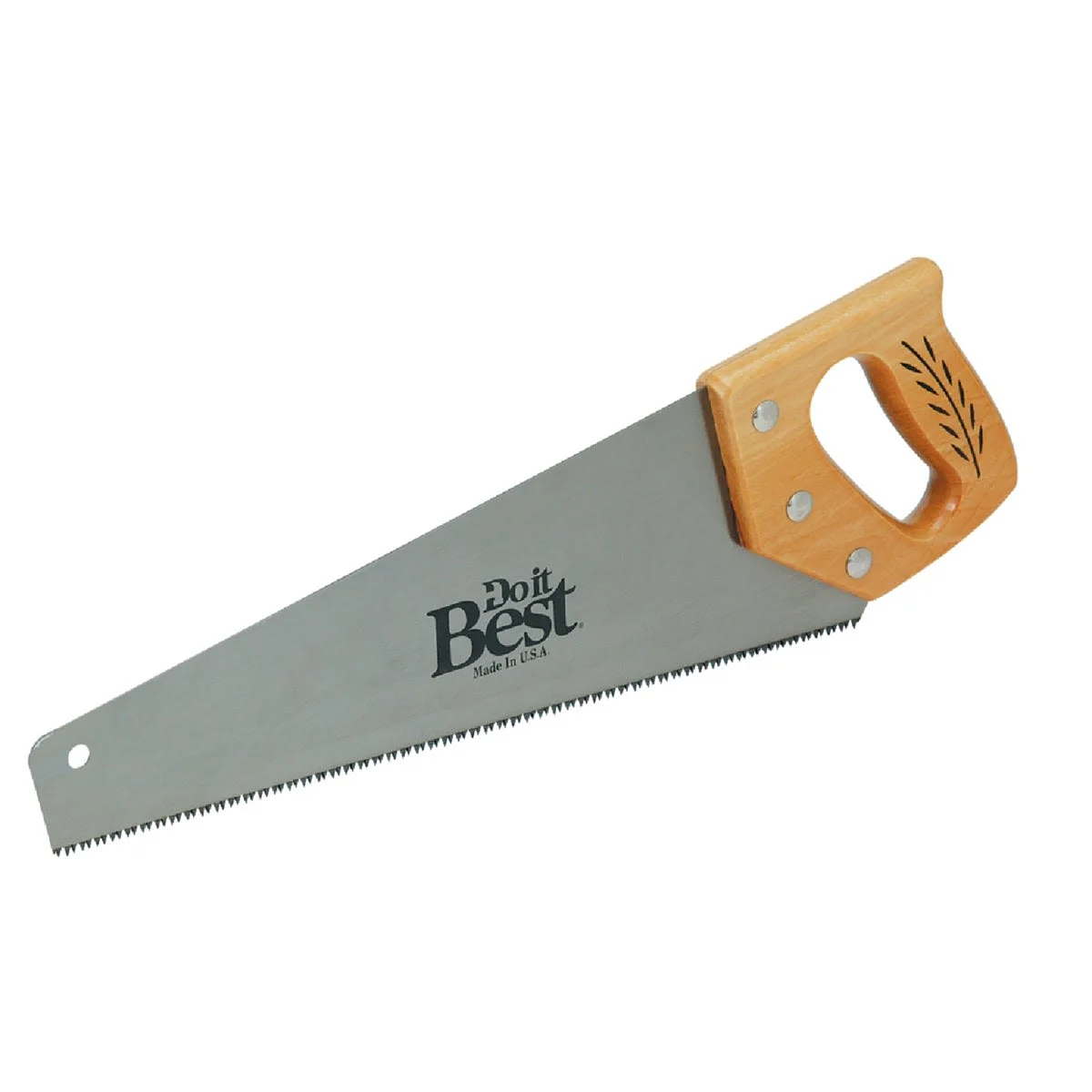 Top-Quality Do it 9 PPI 15 in. Hand Saw Wood Handle Specialty