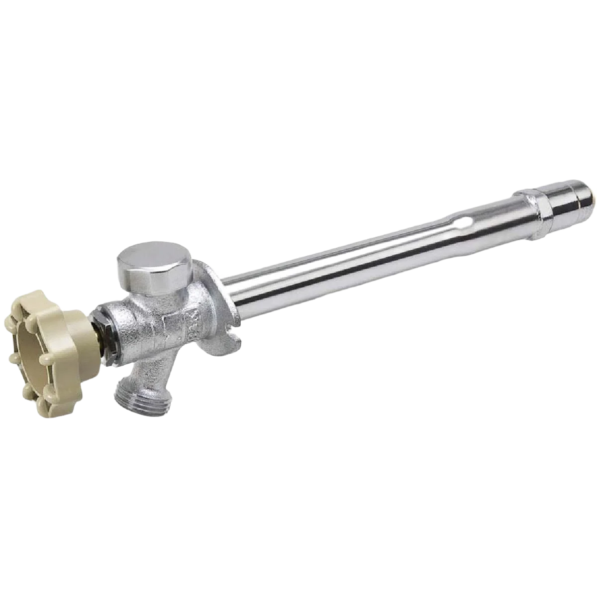 Traditional ProLine 1 2 In. Push Fit x 12 In. Multi-Turn Valve Wall Hydrant Natural