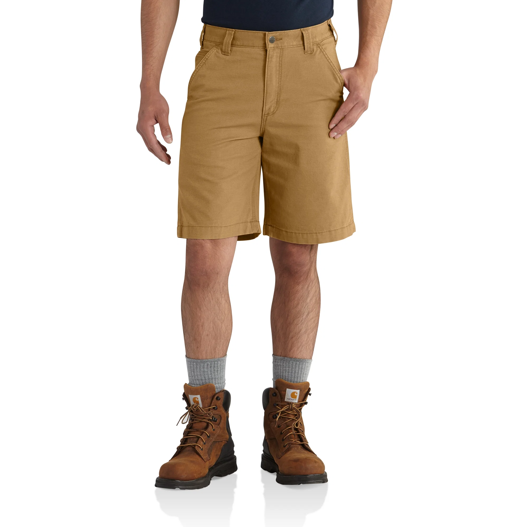 Lightweight Carhartt Men’s Hickory Rugged Flex Canvas Work Shorts 30 Unique