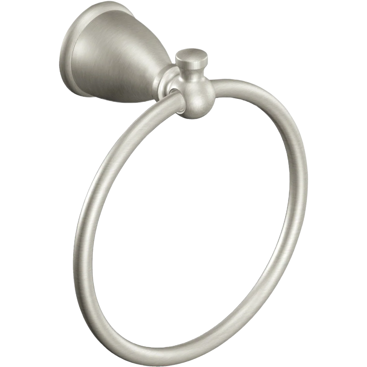 Trendy Moen Caldwell Brushed Nickel Towel Ring Crafted