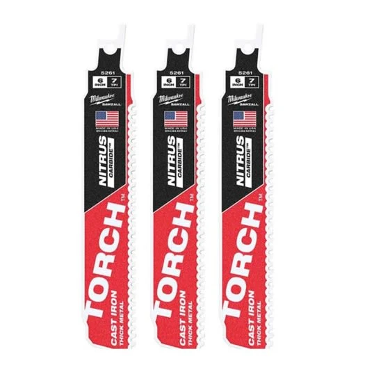 Fine Milwaukee SAWZALL® TORCH™ 6 Recip Blades 3-Pack Exceptional