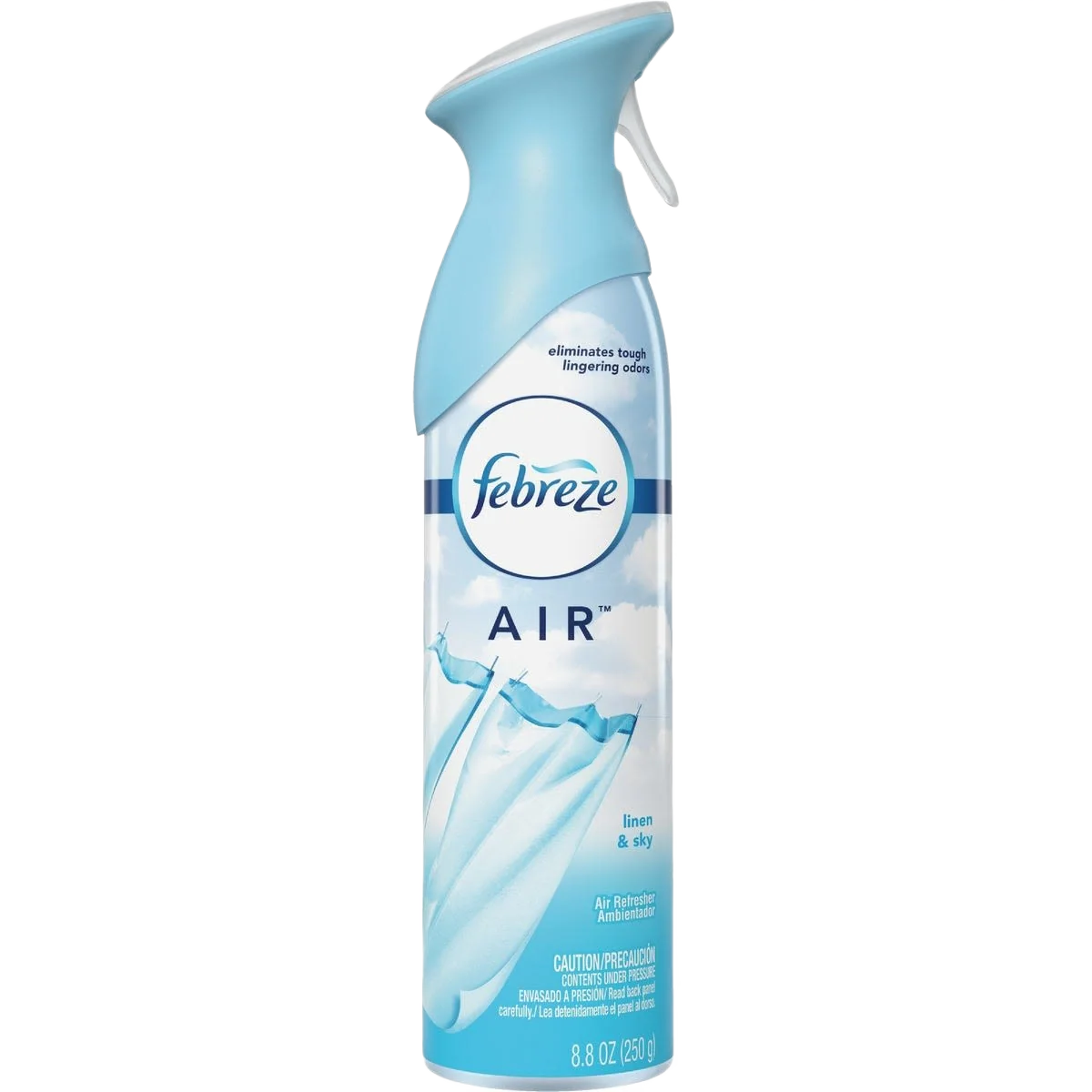 Environmentally Friendly Febreze Linen Sky Aerosol Spray Air Freshener 8.8 oz. Smart
