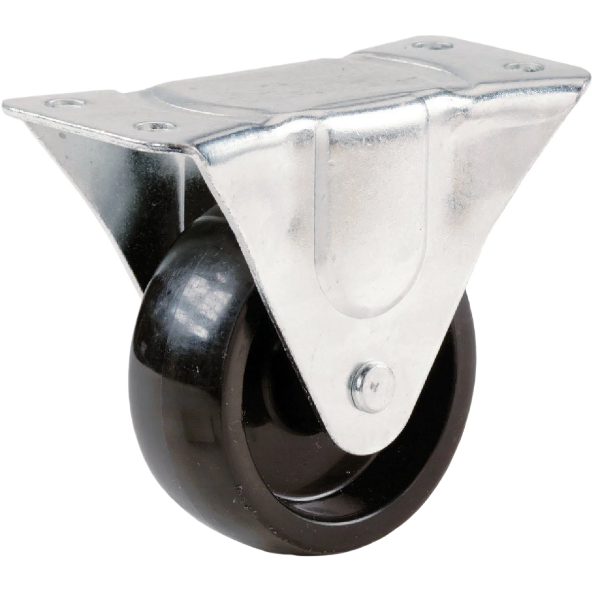 Durable Shepherd 3 In. Polypropylene General-Duty Rigid Plate Caster Enhanced