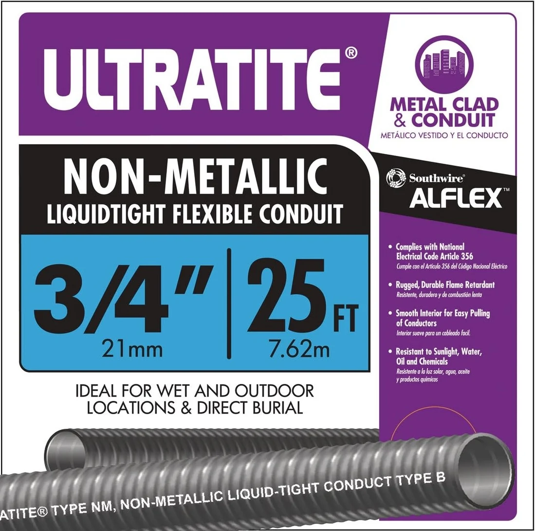 Authentic Southwire 3 4 x 25′ Flexible Nonmetallic Conduit Quality