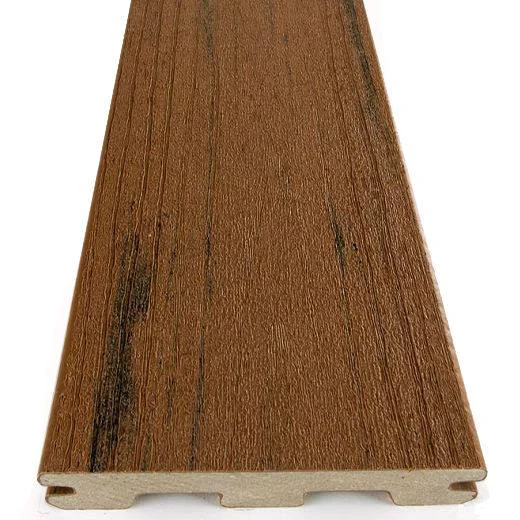 Advanced TimberTech 12′ PRO Terrain Collection Grooved Deck Board Brown Oak Unique