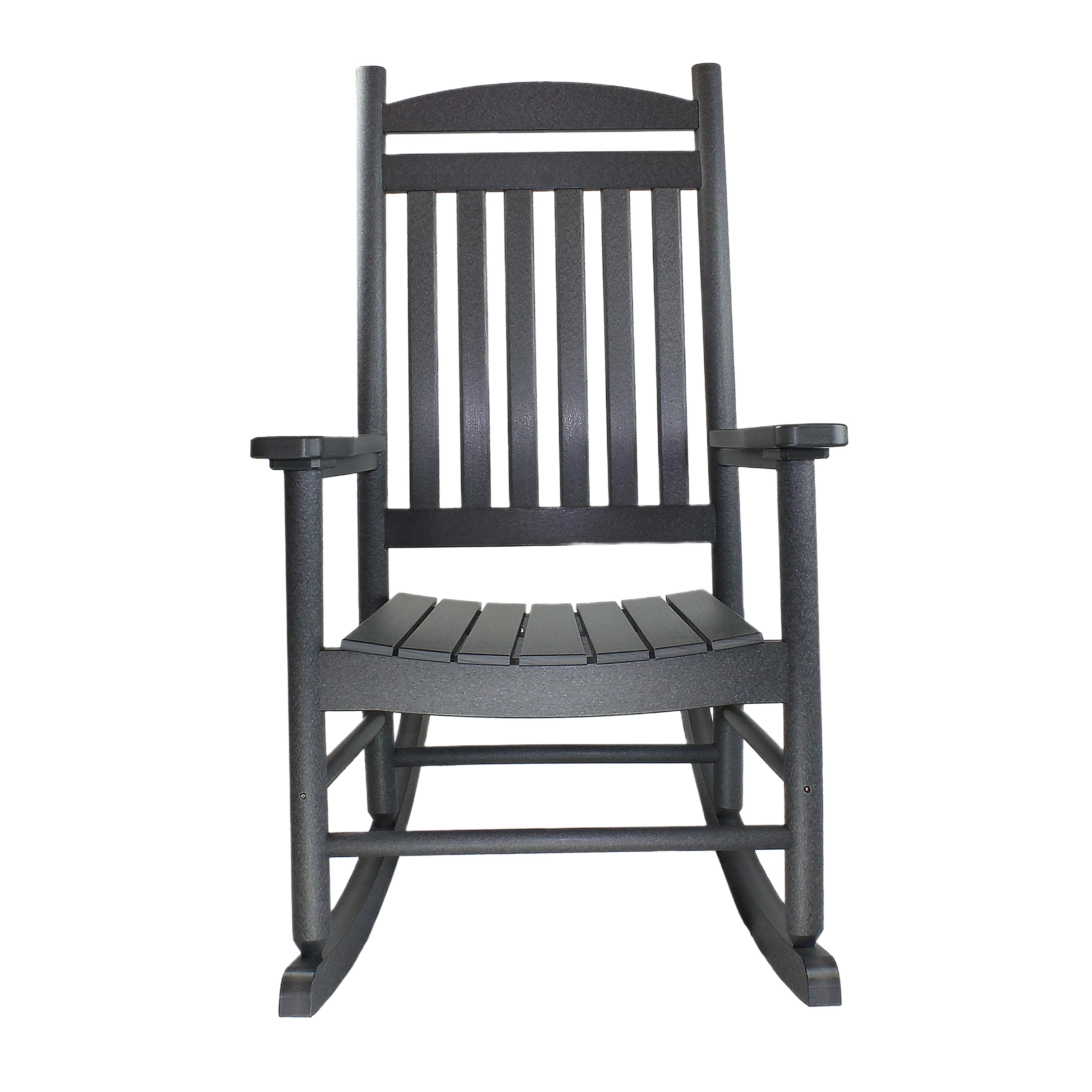 Next-Generation Berlin Gardens Smoke Gray Porch Rocker 45.5 in. Healthy