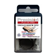 Expertly Made Precision Lock Black Concealed Magnetic Door Catch Pure