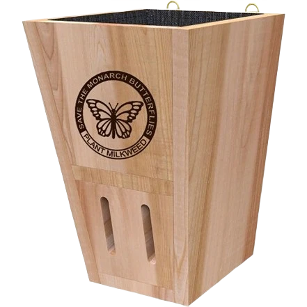 High-Grade Monarch Butterfly Shelter Wood Planter Flexible