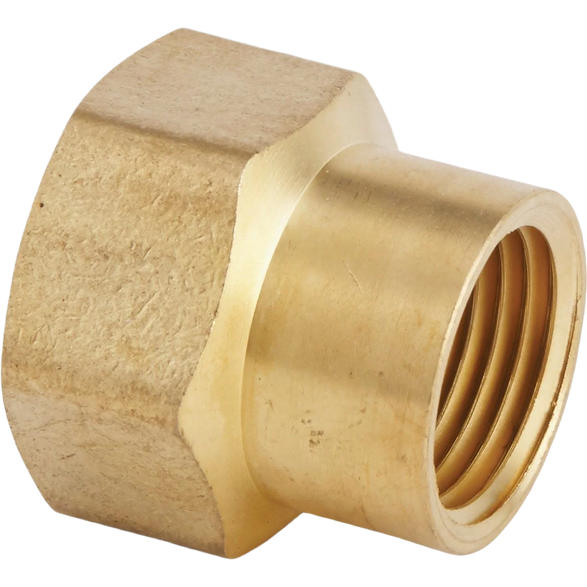 Excellent Garden Brass Non-Swivel Hose Connector 3 4 In. FNH x 1 2 In. FNPT Responsible