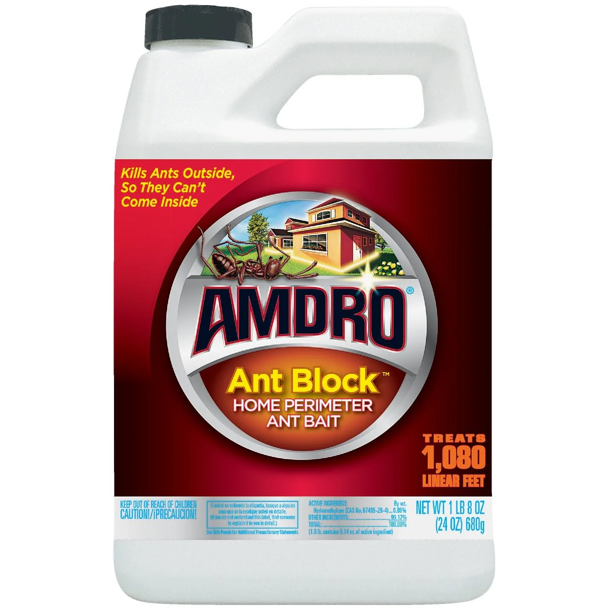 Natural Amdro Ant Block Home Perimeter Ant Killer Granules 24 oz. Enhanced