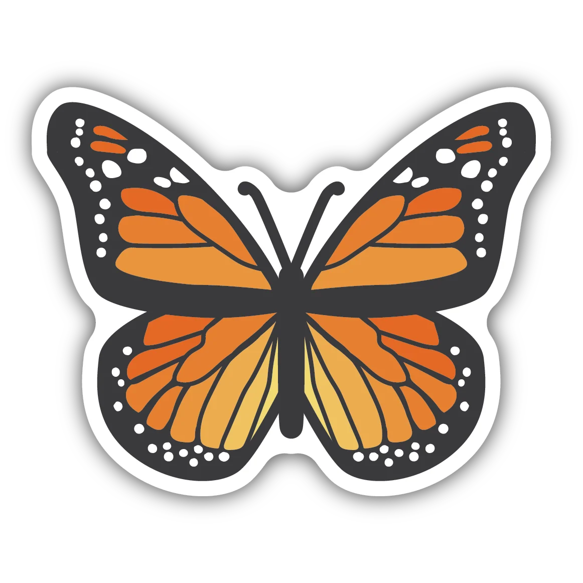 Secure Stickers Northwest Monarch Butterfly Sticker Unique