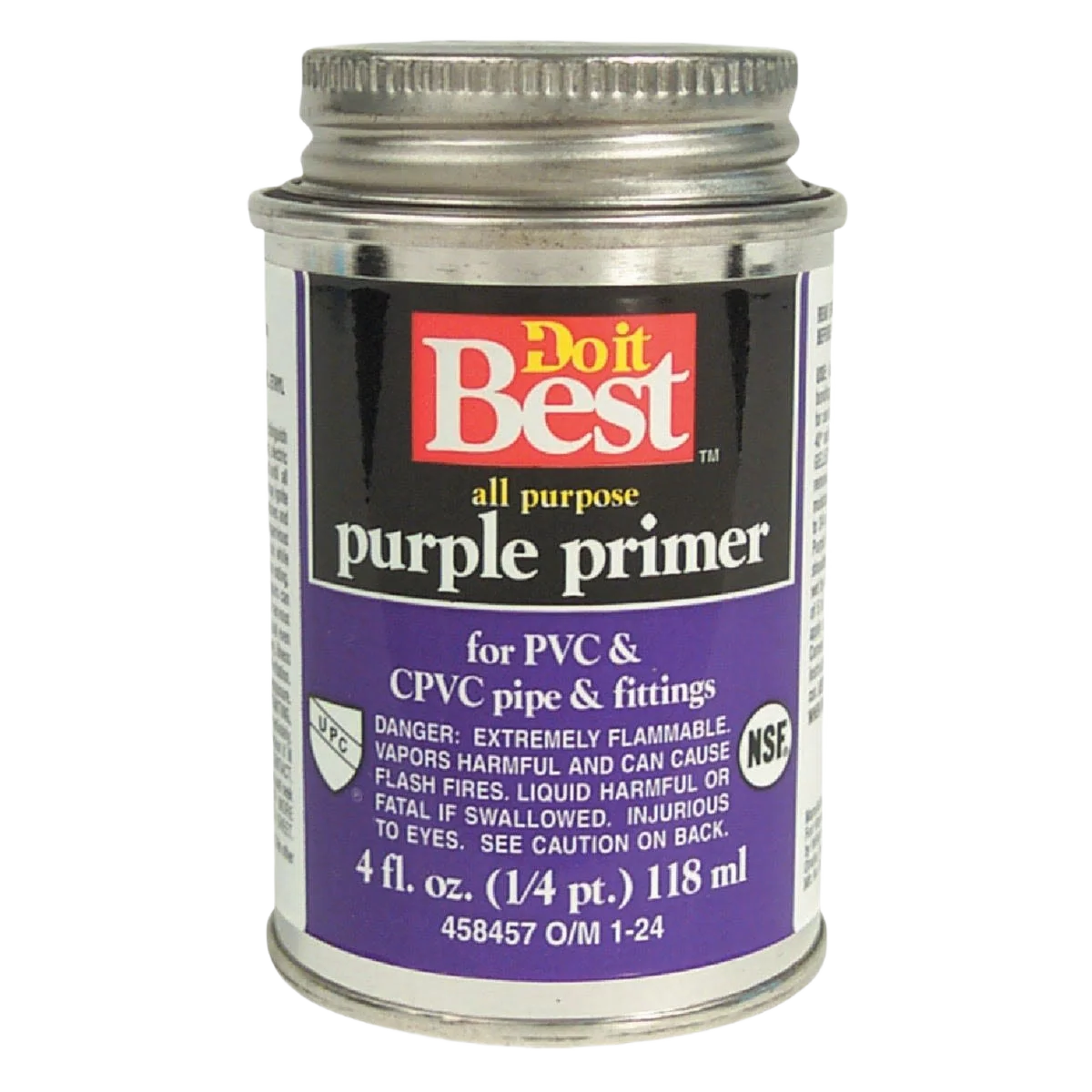 Elegant Do it Purple Primer For PVC CPVC Pipe Fittings 4 oz. Unique