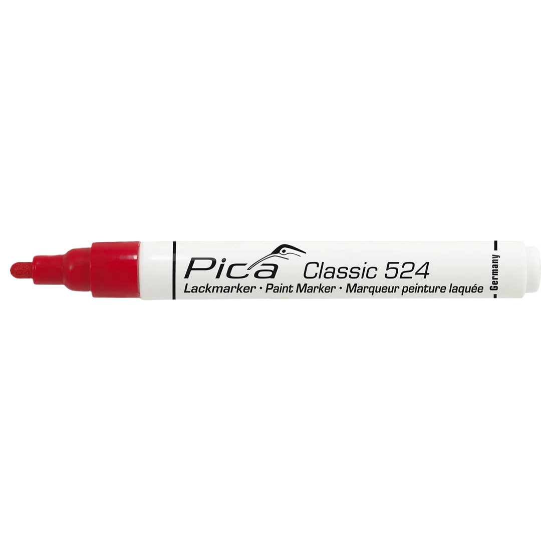 Lightweight Pica Classic 524 Industry Paint Marker Red World-Class
