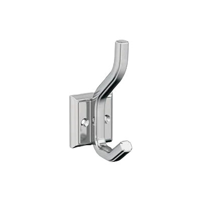 First-Class Amerock Aliso Two Prong Polished Chrome Decorative Wall Hook Environmentally Friendly
