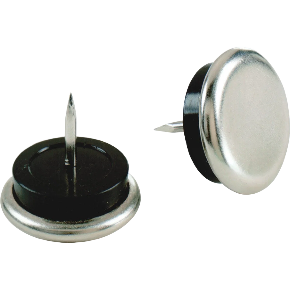 Relaxed Do it 1-1 16 In. Round Nail-On Glide with Rubber Cushion 4-Pack Luxury