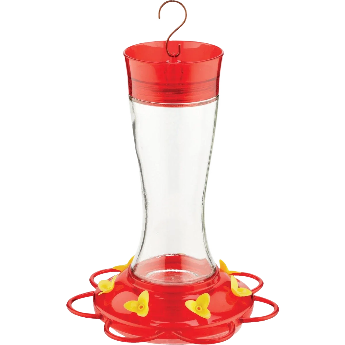 Healthy More Birds Garnet Glass Hummingbird Feeder 20 oz. Responsible