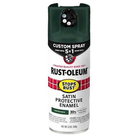 Breathable Rust-Oleum Protective Enamel w 5-in-1 Spray Satin Hunter Green Casual