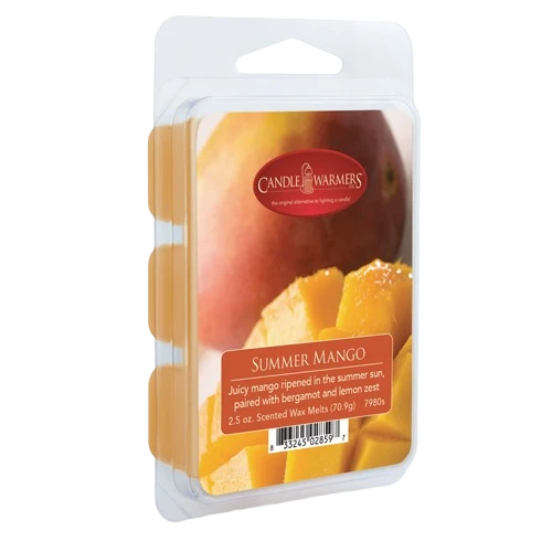 Trendy Candle Warmers Summer Mango Wax Melts 2.5 oz. Traditional