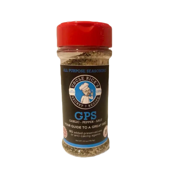 Certified Uncle Rick’s Secret Recipe GPS Seasoning Blend 5.5 oz. Safe