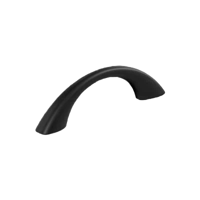 Classic Amerock Vaile 3 Center-to-Center Matte Black Cabinet Pull Flexible