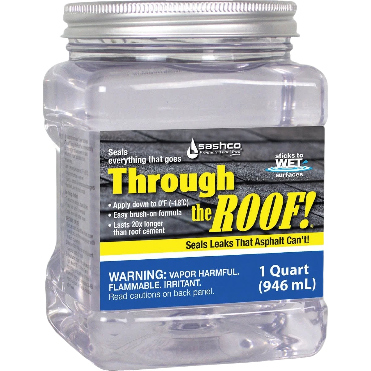 Healthy Through the Roof 1 Qt. Cement Patching Sealant Classic