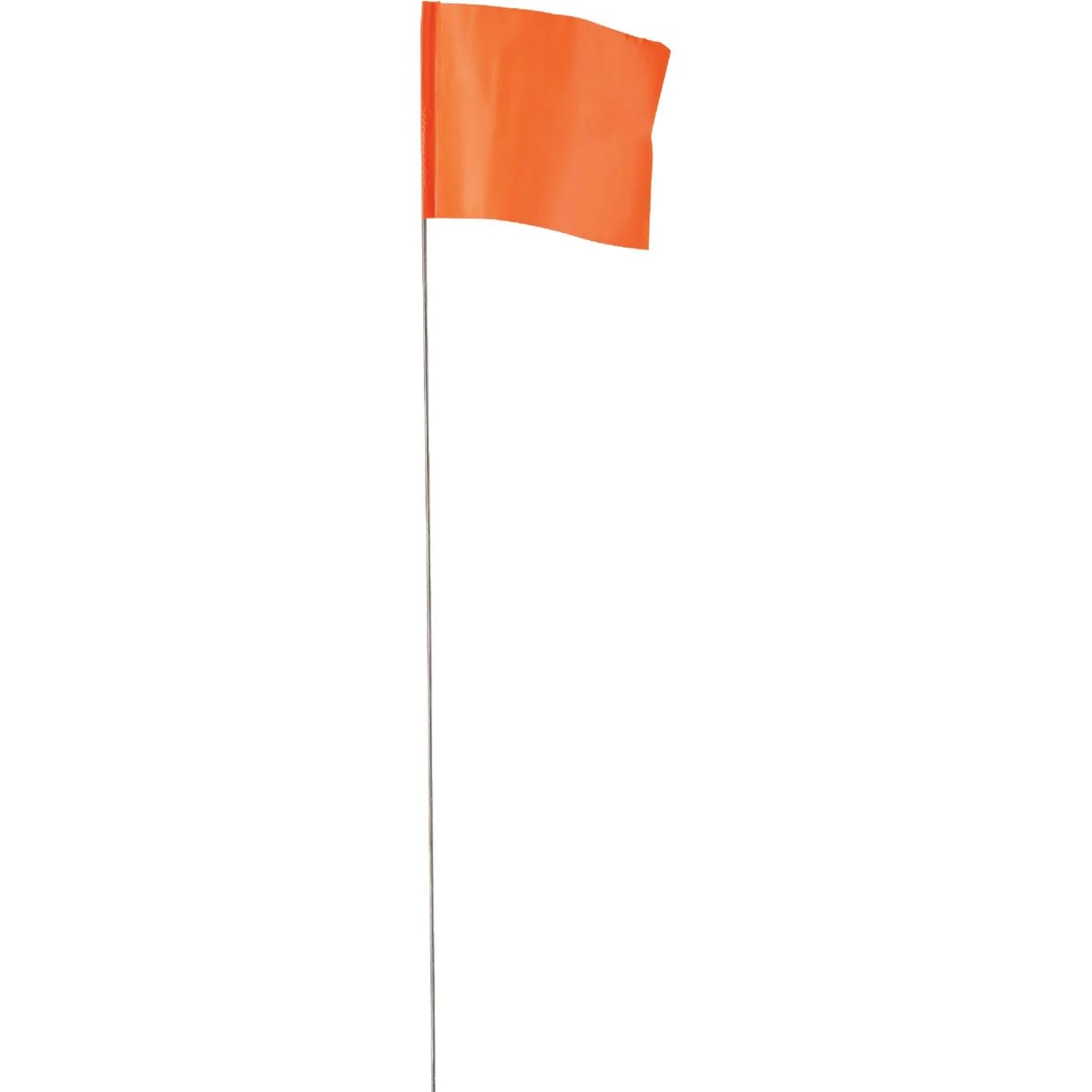 Sophisticated Milwaukee 2.5 in. x 3.5 in. Glo Orange Flag Stakes User-Friendly