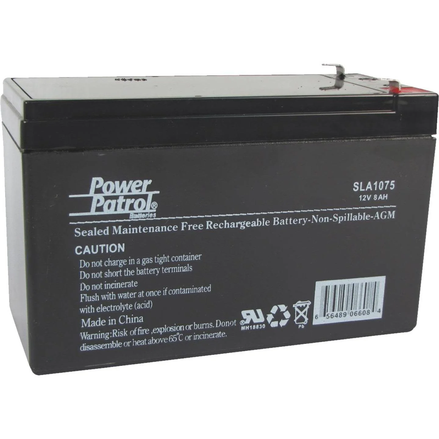 Long-Lasting Interstate All Battery Power Patrol 12V 8Amp Security System Battery Breathable