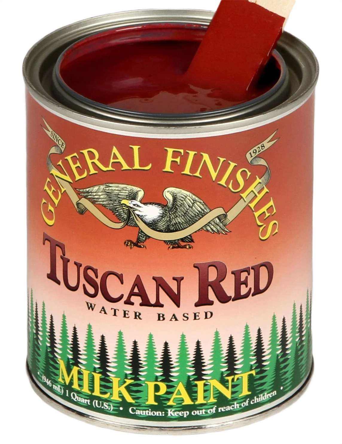 User-Friendly General Finishes Tuscan Red Milk Paint 1 Pint Classic