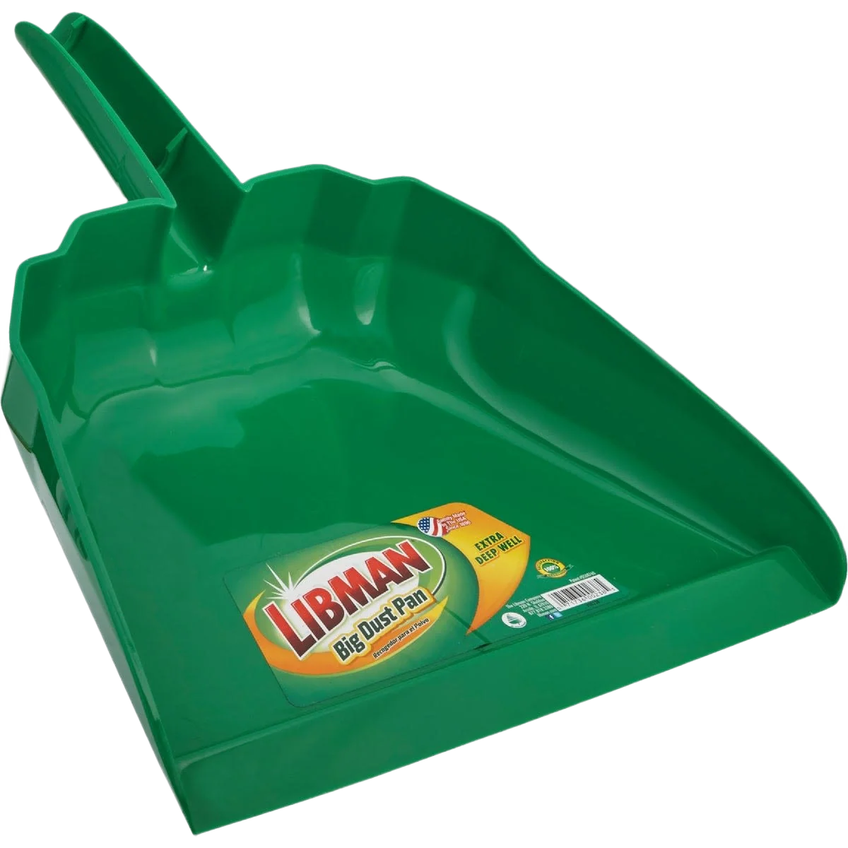 Certified Libman Green Poly Big Dust Pan 12 in. Innovative
